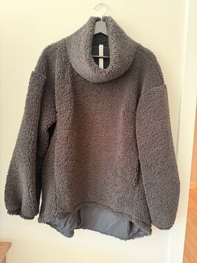 Lululemon Sherpa Cowl Neck Teddy Pullover - Black